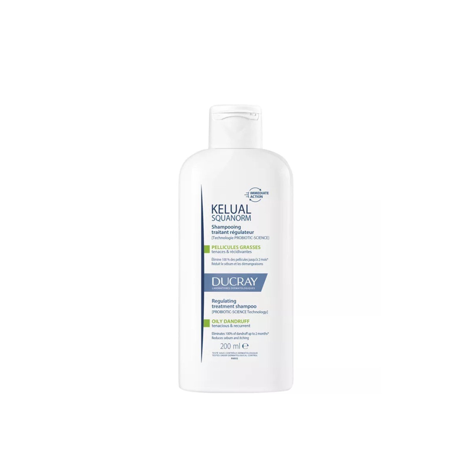 Ducray Kelual Squanorm Oily Dandruff Regulating Treatment Shampoo 200ml