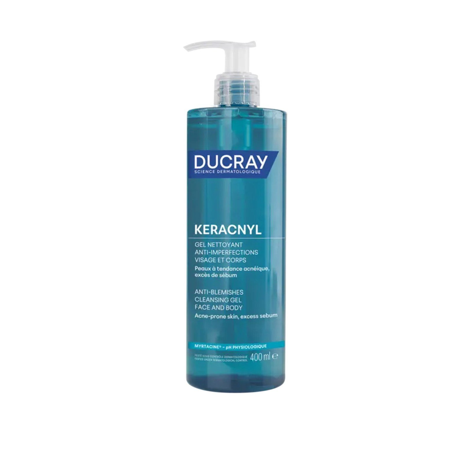 Ducray Keracnyl Anti-Blemishes Cleansing Gel 400ml