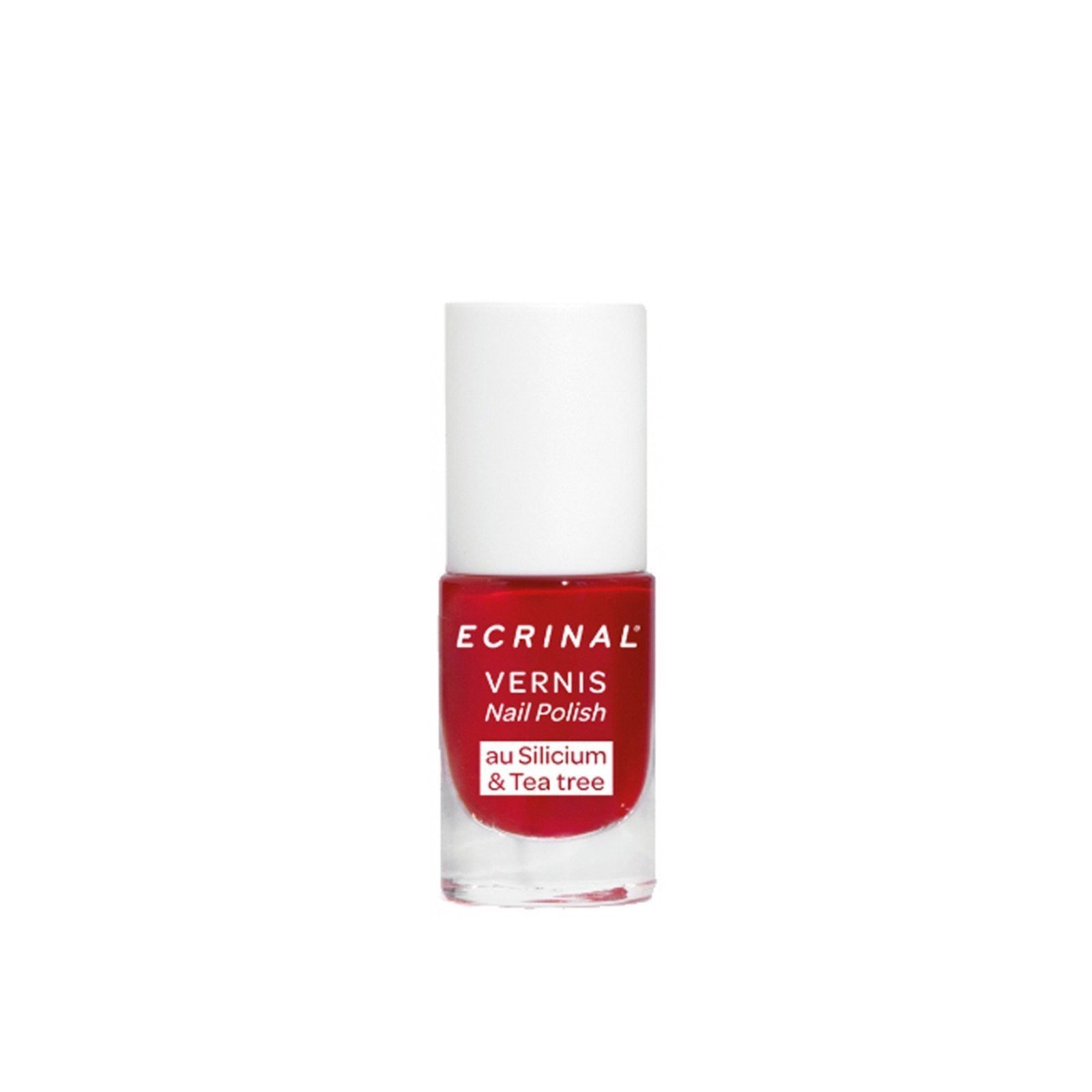 Ecrinal Silicium & Tea Tree Nail Polish Passion Red 5ml