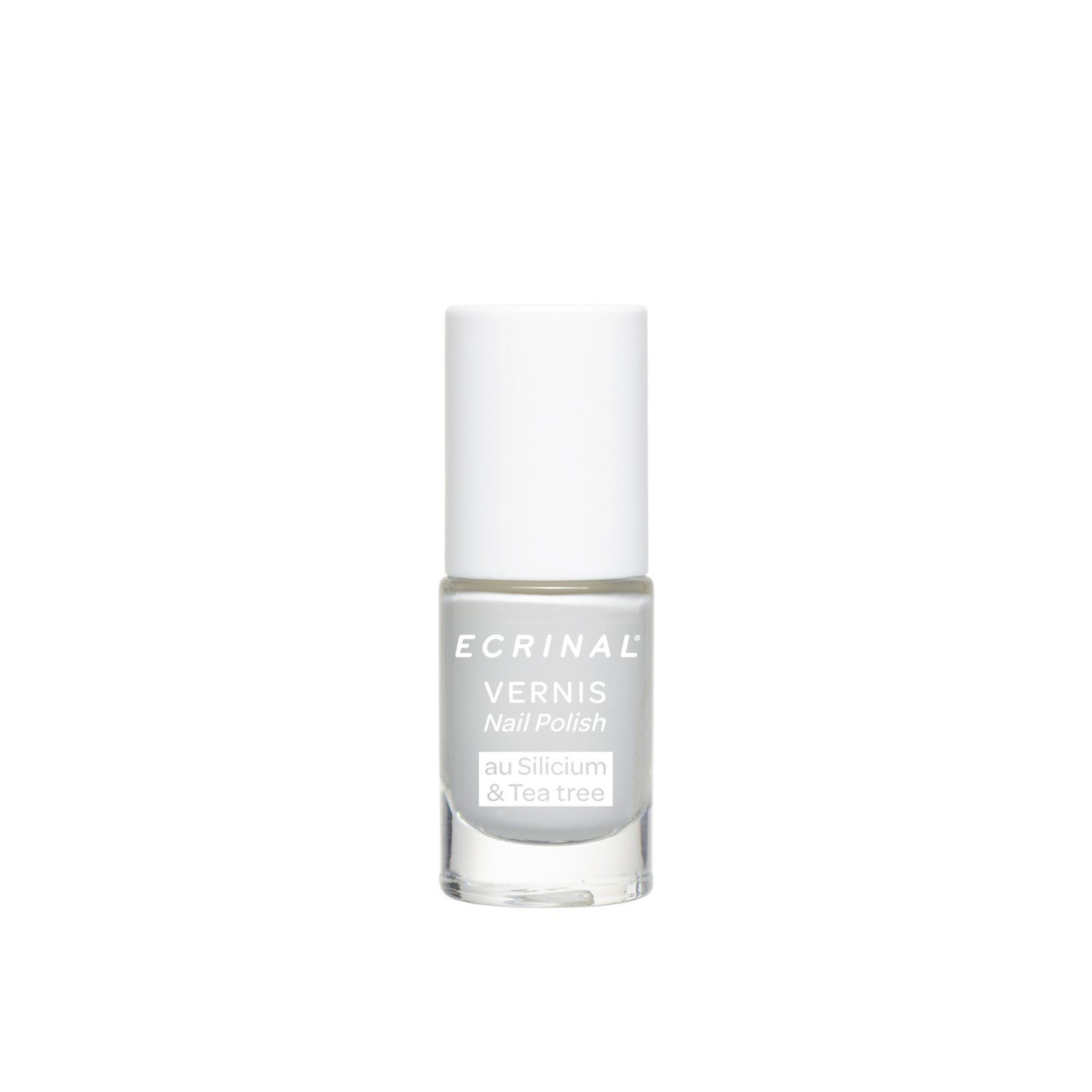 Ecrinal Silicium & Tea Tree Nail Polish White 5ml