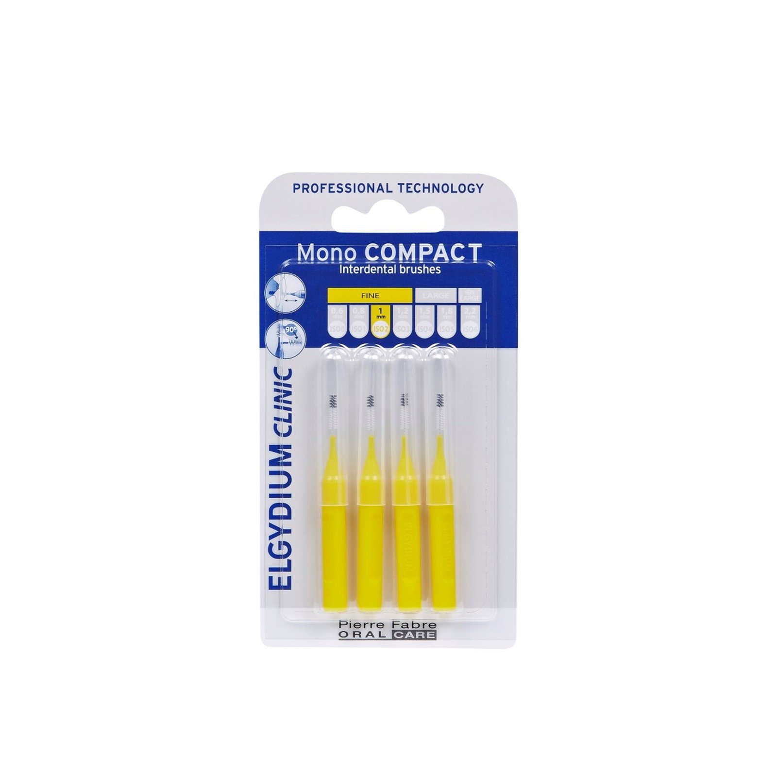 Elgydium Clinic Mono Compact Interdental Brushes ISO 2 x4