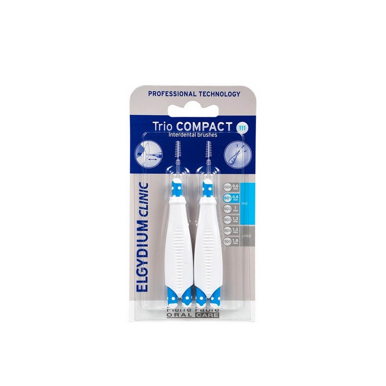 Elgydium Clinic Trio Compact Interdental Brushes ISO 1 x6