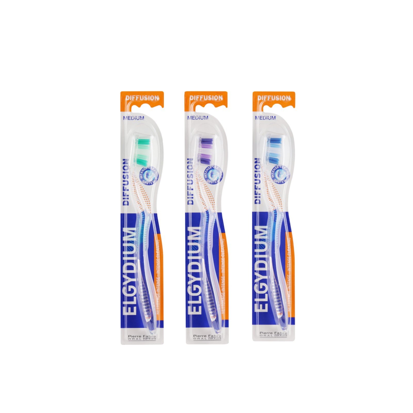 Elgydium Diffusion Toothbrush Medium x1