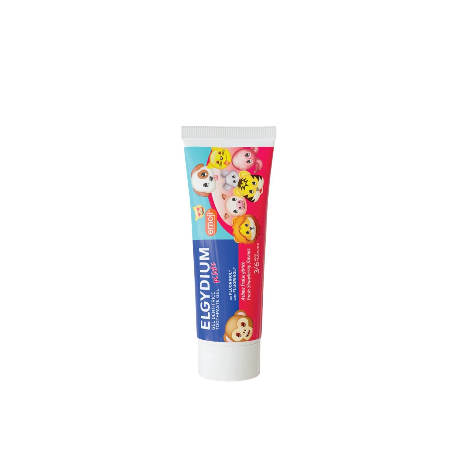 Elgydium Kids Emoji Fresh Strawberry Toothpaste 50ml (1.69 fl oz)