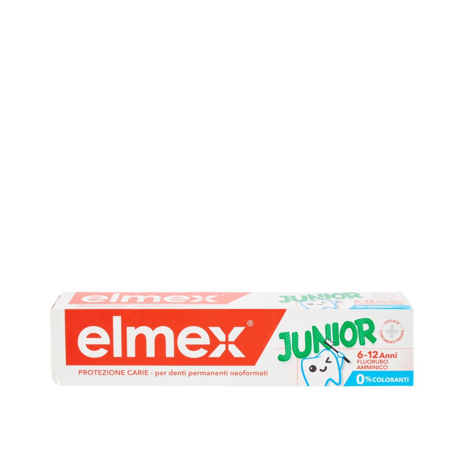 Elmex Junior Caries Protection Toothpaste 6-12 Years 75ml (2.54 fl oz)