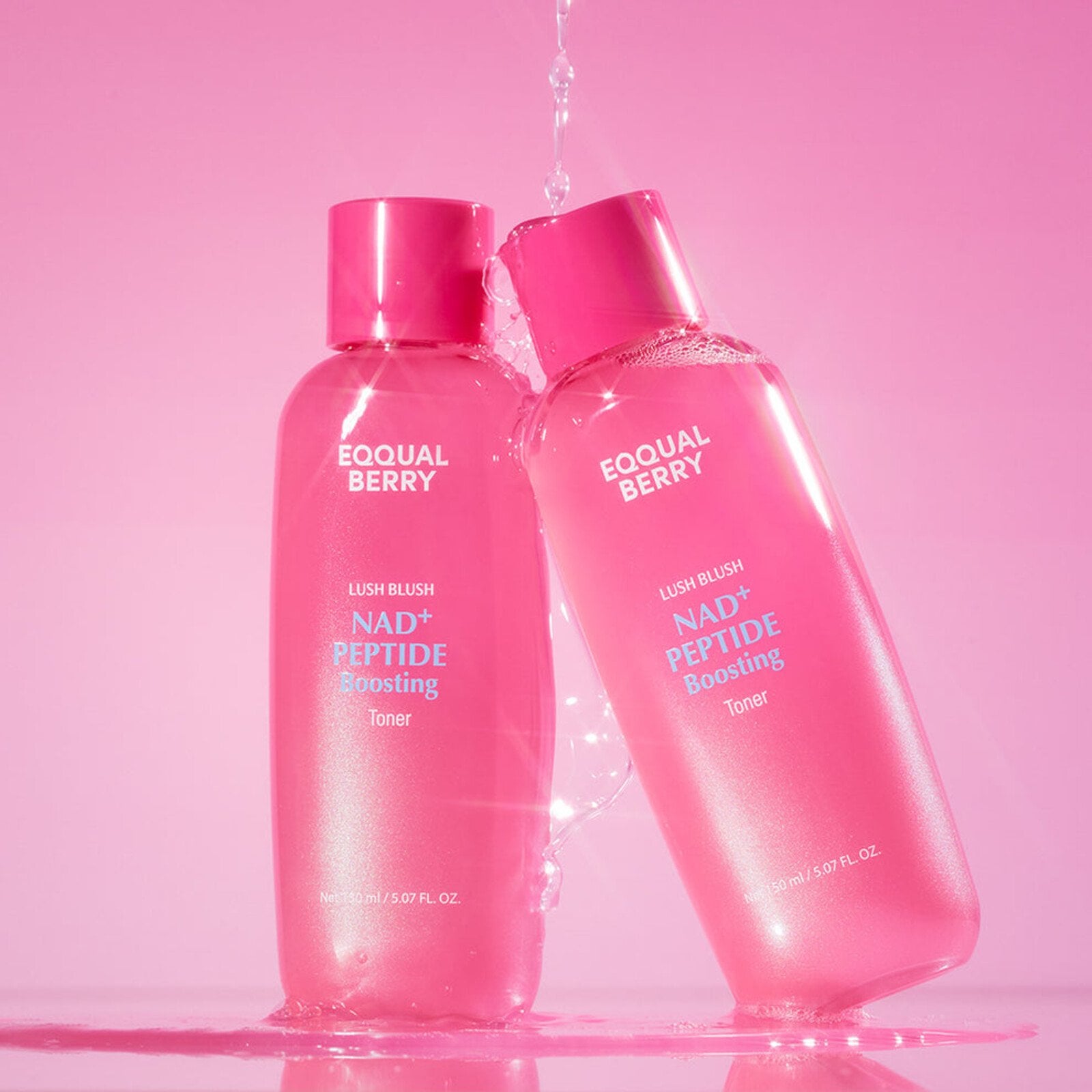 Eqqualberry NAD+ Peptide Boosting Toner Lush Blush 150ml