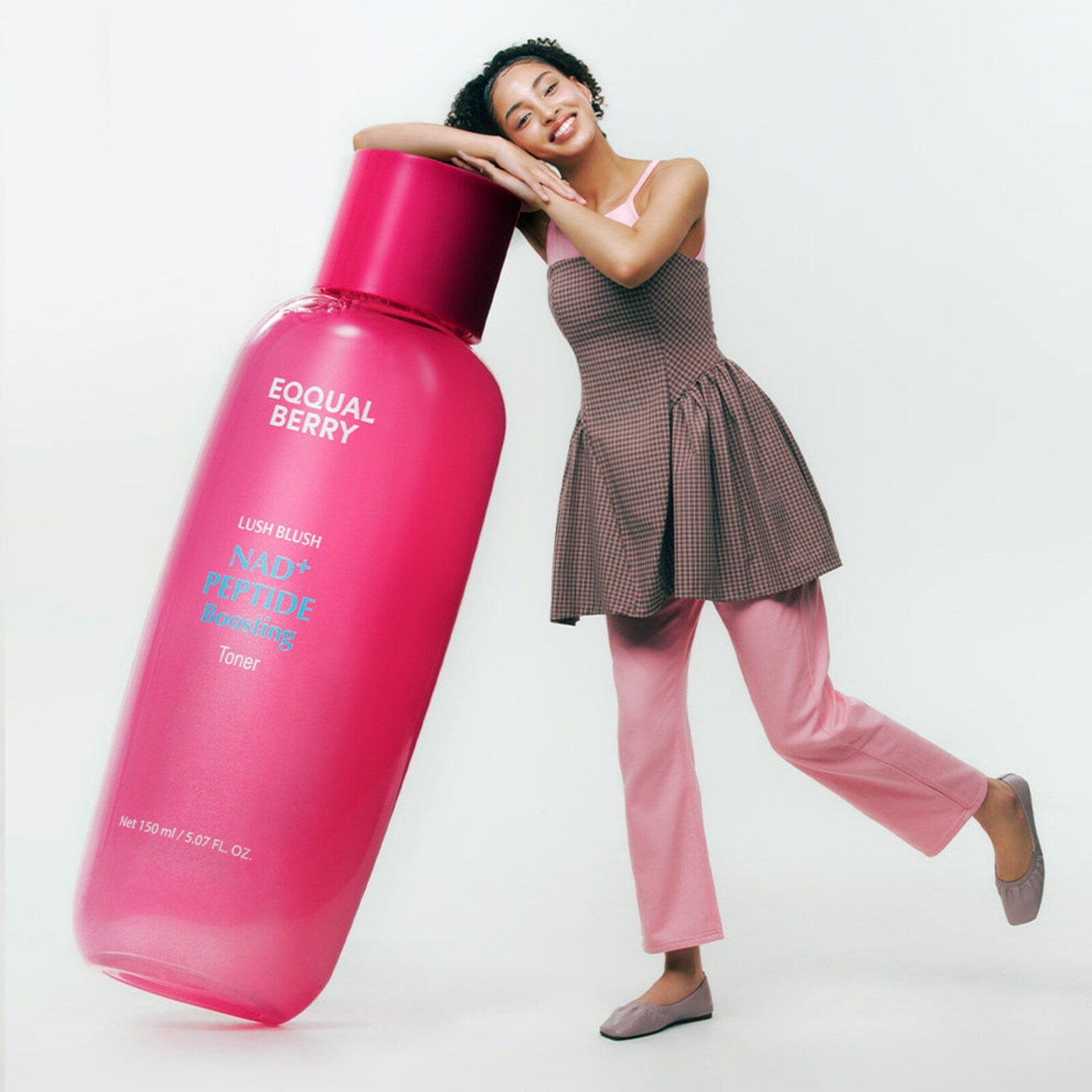 Eqqualberry NAD+ Peptide Boosting Toner Lush Blush 150ml