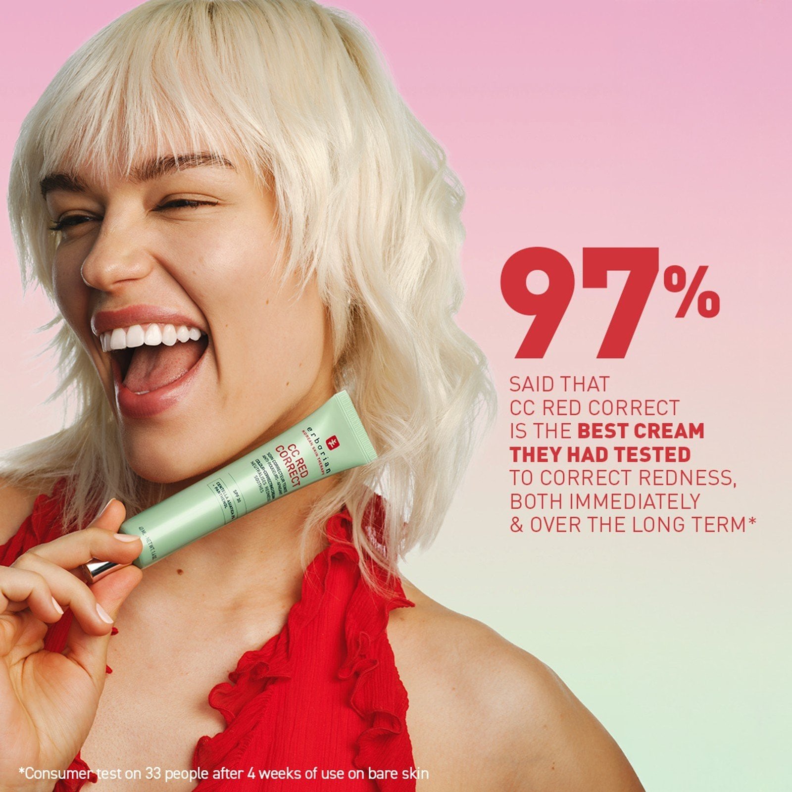 Erborian CC Red Correct Anti-Redness SPF30 15ml