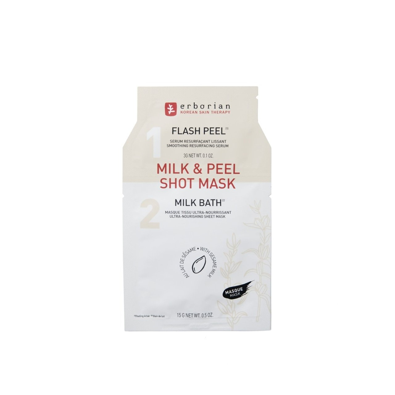 Erborian Milk & Peel Shot Mask 15g (0.53oz)