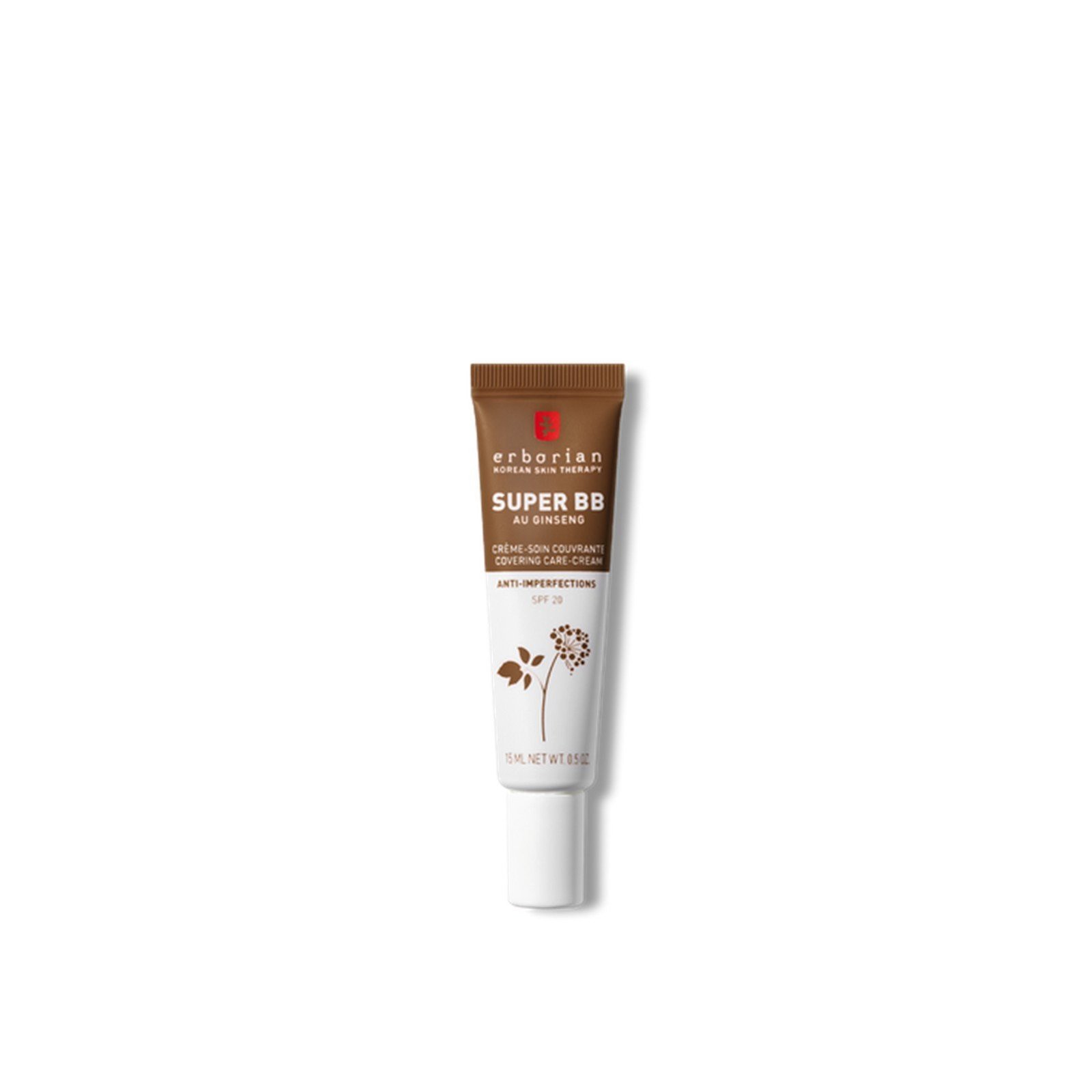Erborian Super BB Au Ginseng Covering Care-Cream SPF20 Chocolat 15ml