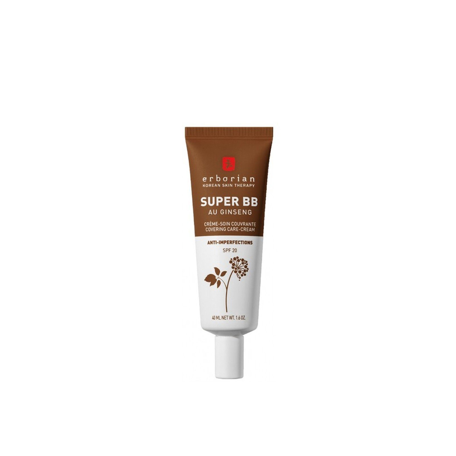 Erborian Super BB Au Ginseng Covering Care-Cream SPF20 Chocolat 40ml