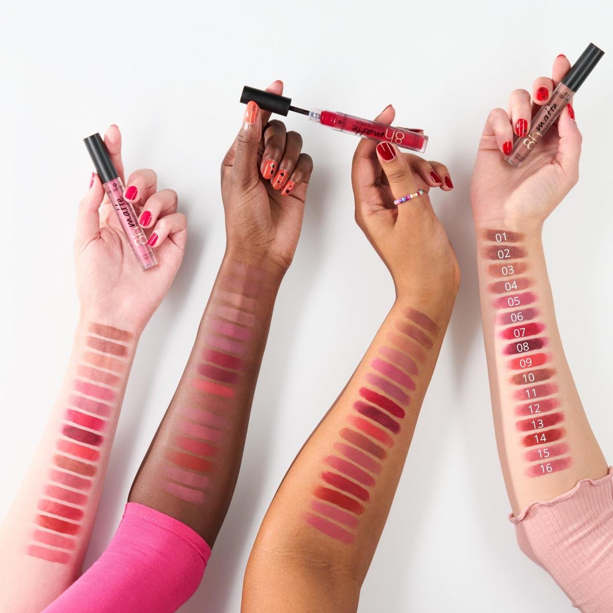 essence 8h Matte Liquid Lipstick 09 Fiery Red 2.5ml