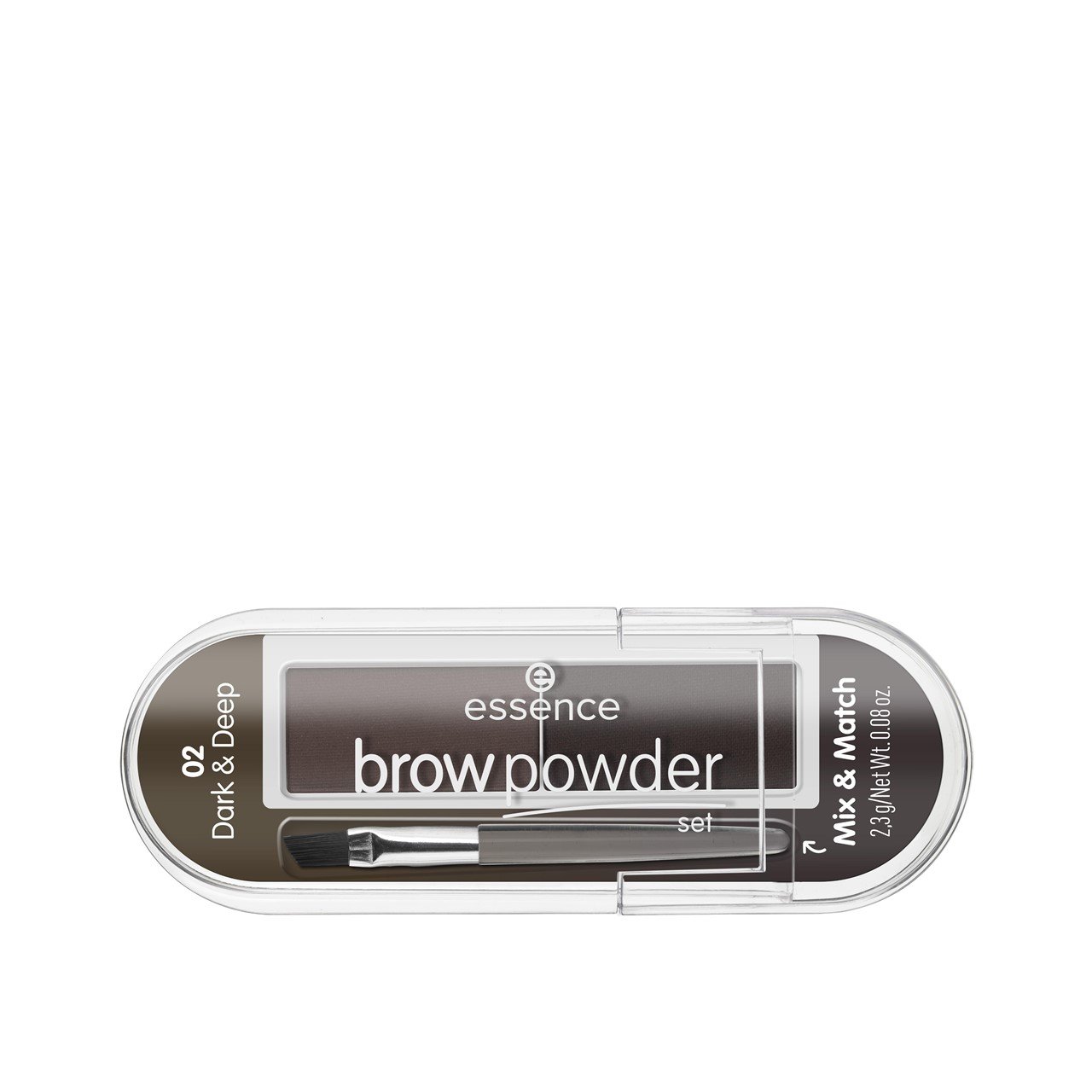 essence Brow Powder Set 02 Dark & Deep 2.3g (0.08oz)