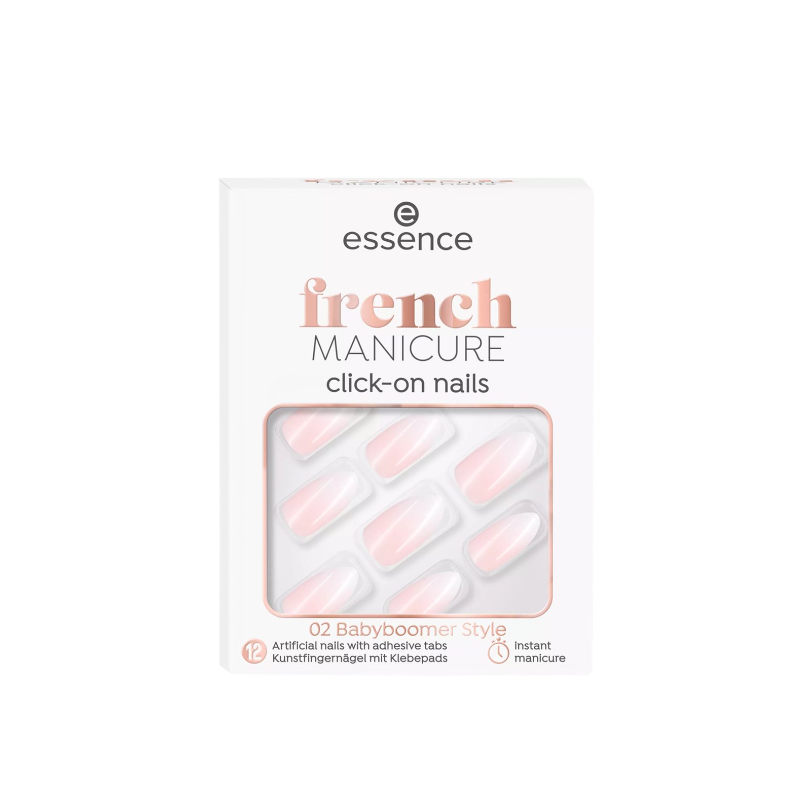 essence French Manicure Click-On Nails
