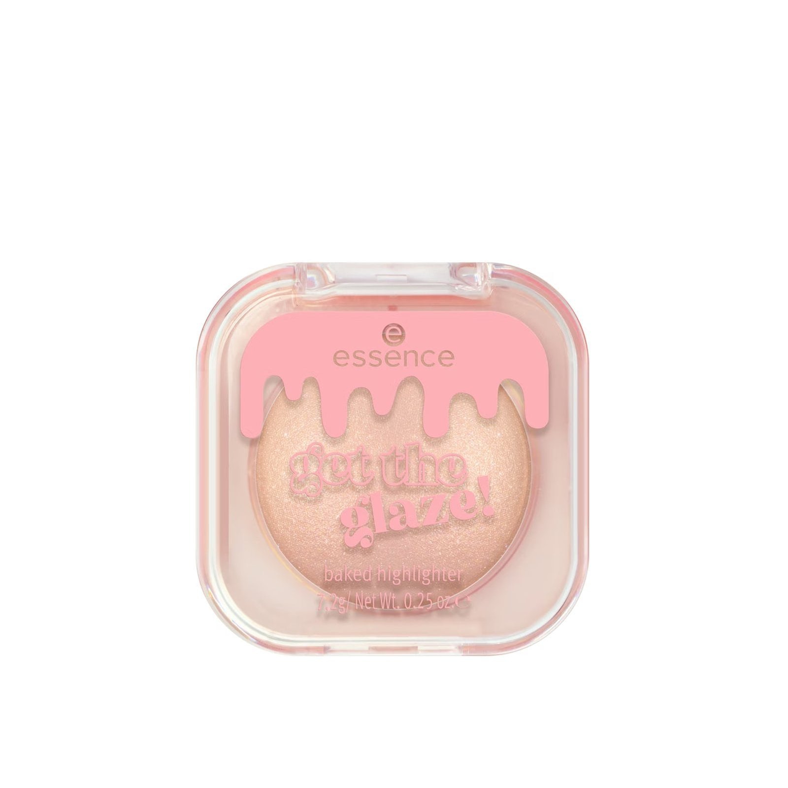 essence Get the Glaze! Baked Highlighter 01 Donut Worry, Be Glazy! 7.2g