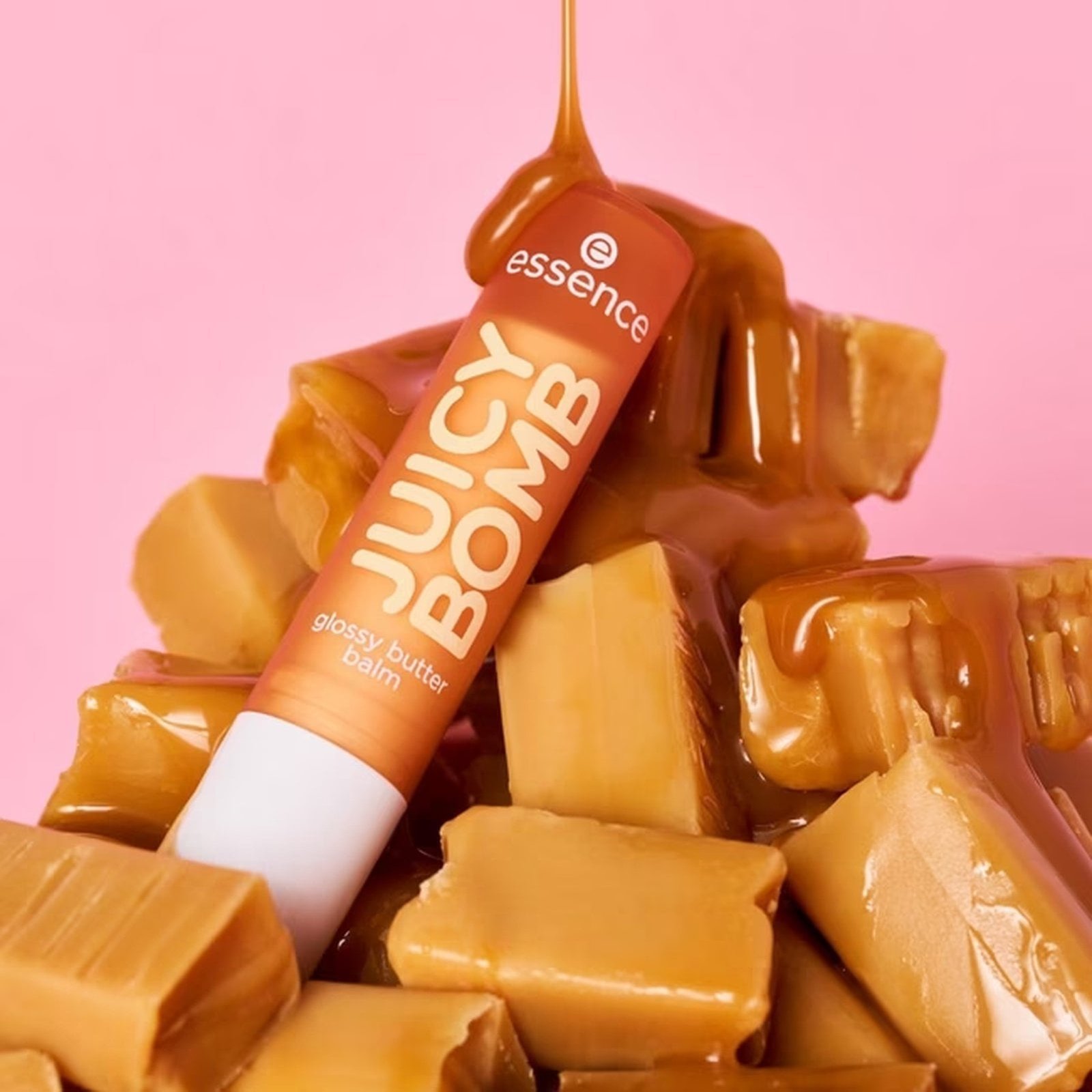 essence JUICY BOMB Bálsamo Brilhante 07 Caramelt My Heart 2,5 g