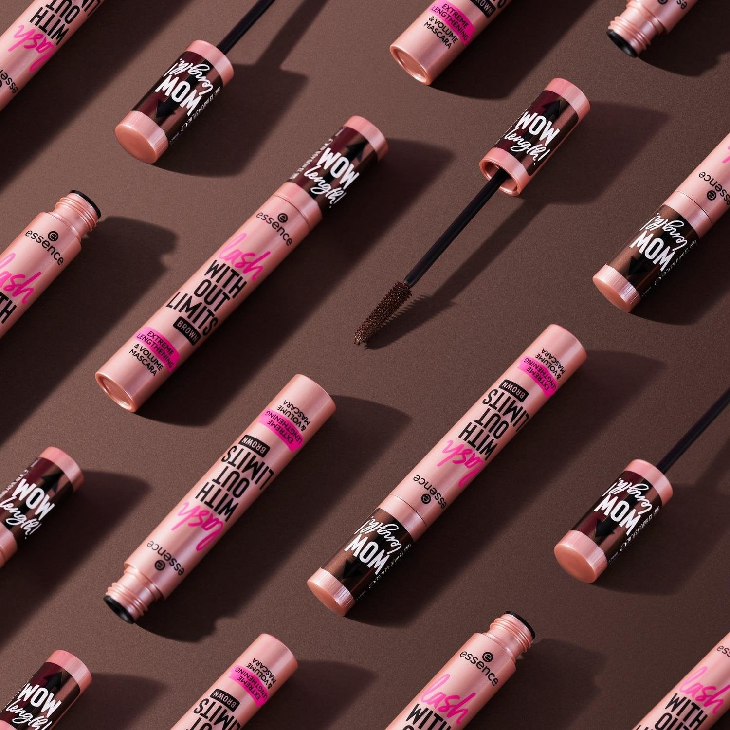 essence Lash Without Limits Extreme Lengthening & Volume Mascara 02 Brown 13ml (0.43floz)