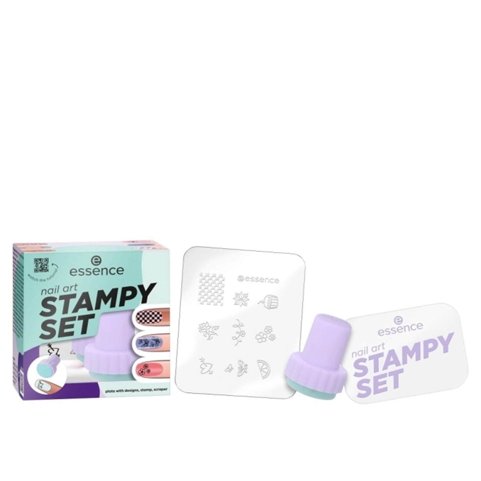 essence Nail Art Stampy Set 01 Stamping On