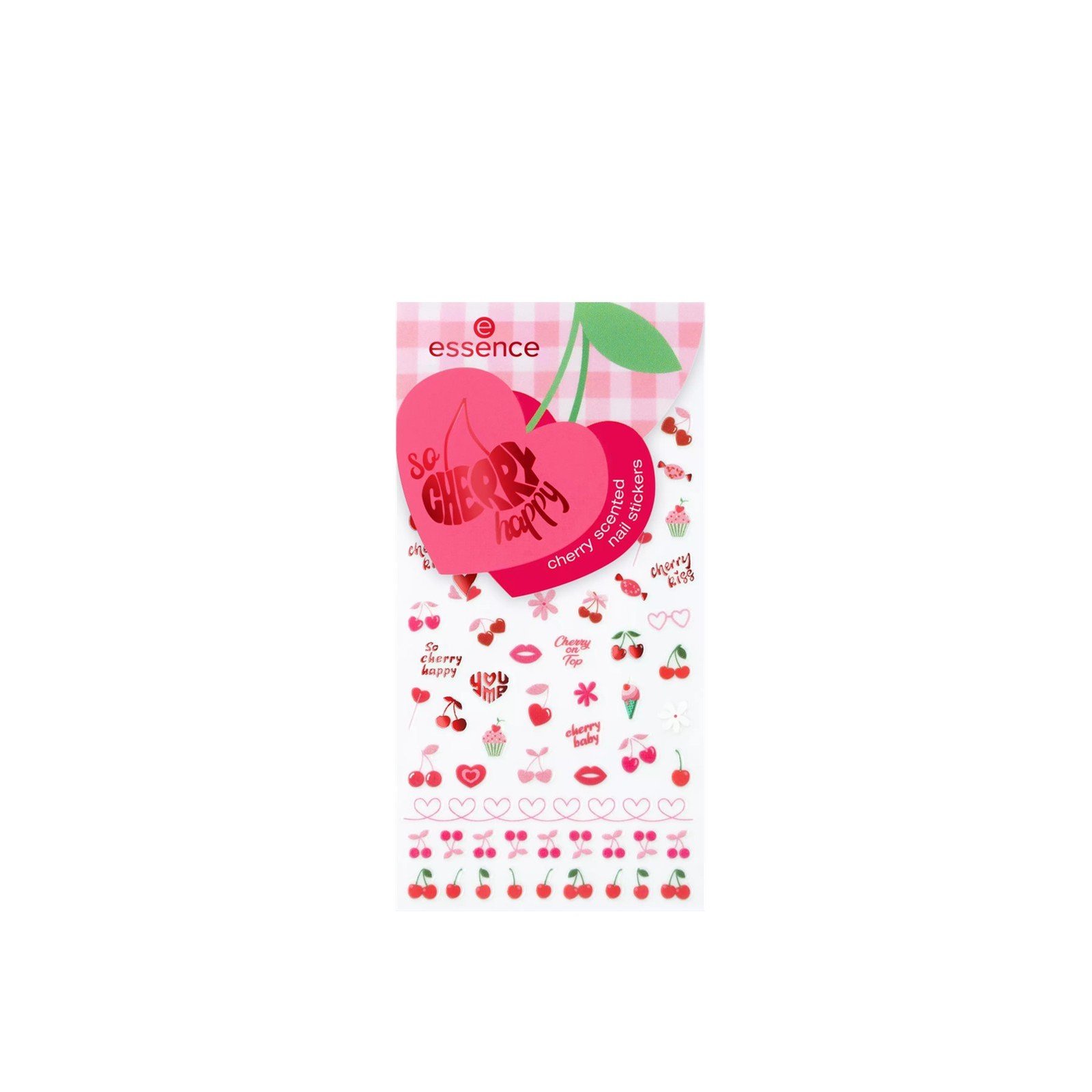 essence SO CHERRY Happy Scented Nail Stickers 01 With Extra Cherries, Please! x78 Qatar