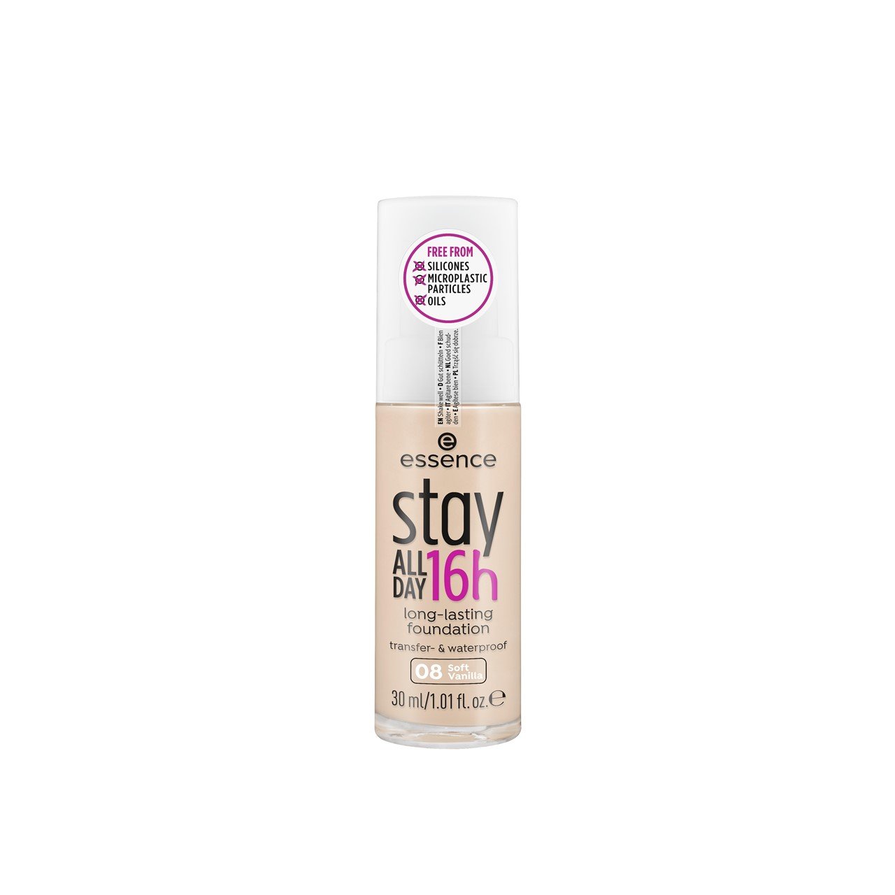 essence · Day Stay Buy USA 16h All Foundation Long-Lasting