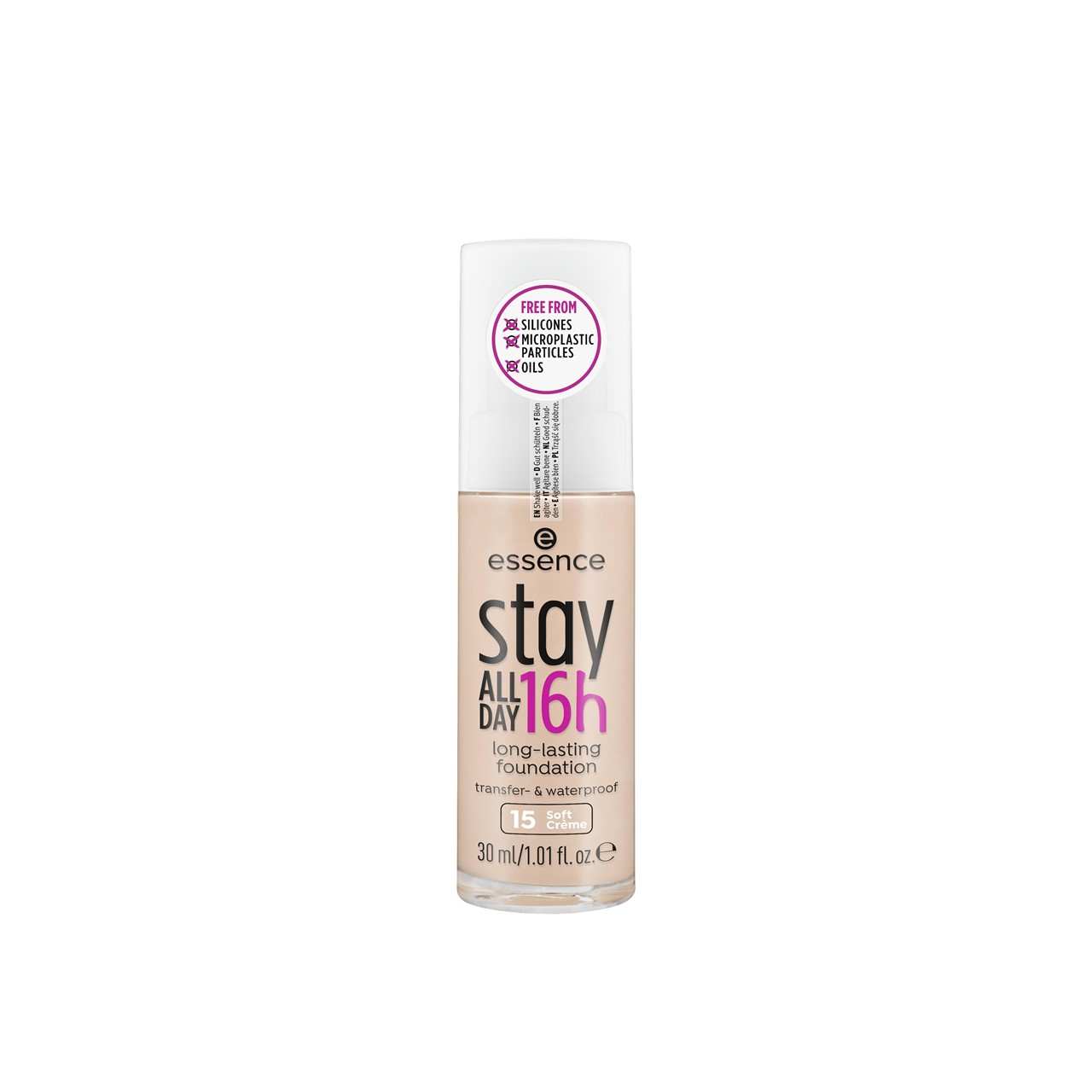 essence Stay All Day 16h Long-Lasting Foundation 15 Soft Crème 30ml