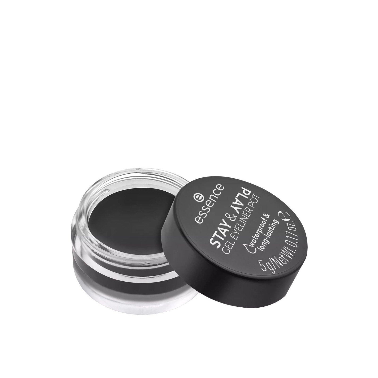 essence Stay & Play Gel Eyeliner Pot 01 Black 5g