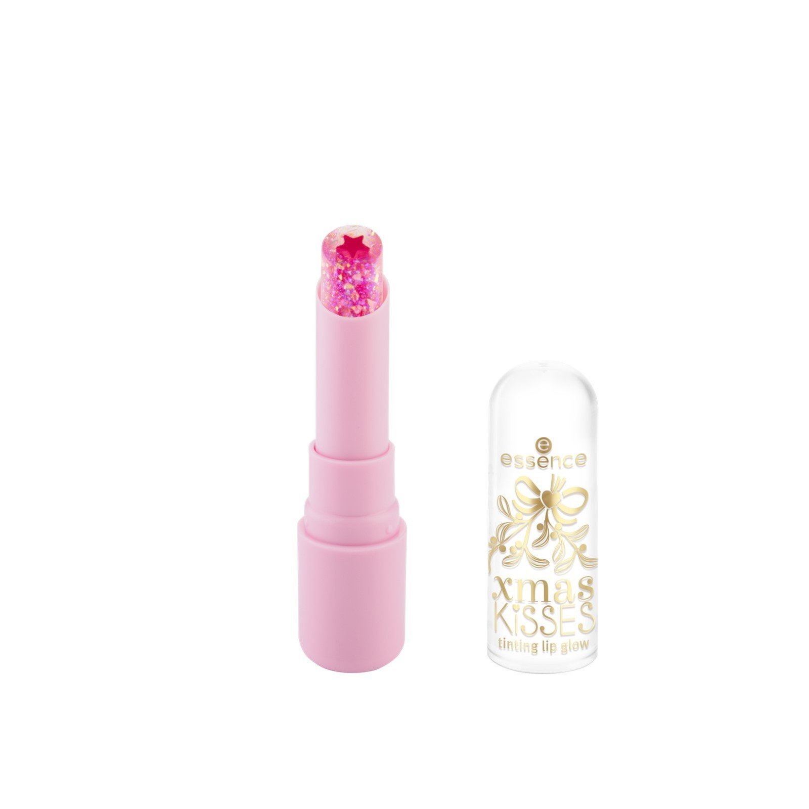 essence Xmas Kisses Tinting Lip Glow 01 Star Kiss Bliss! 3g