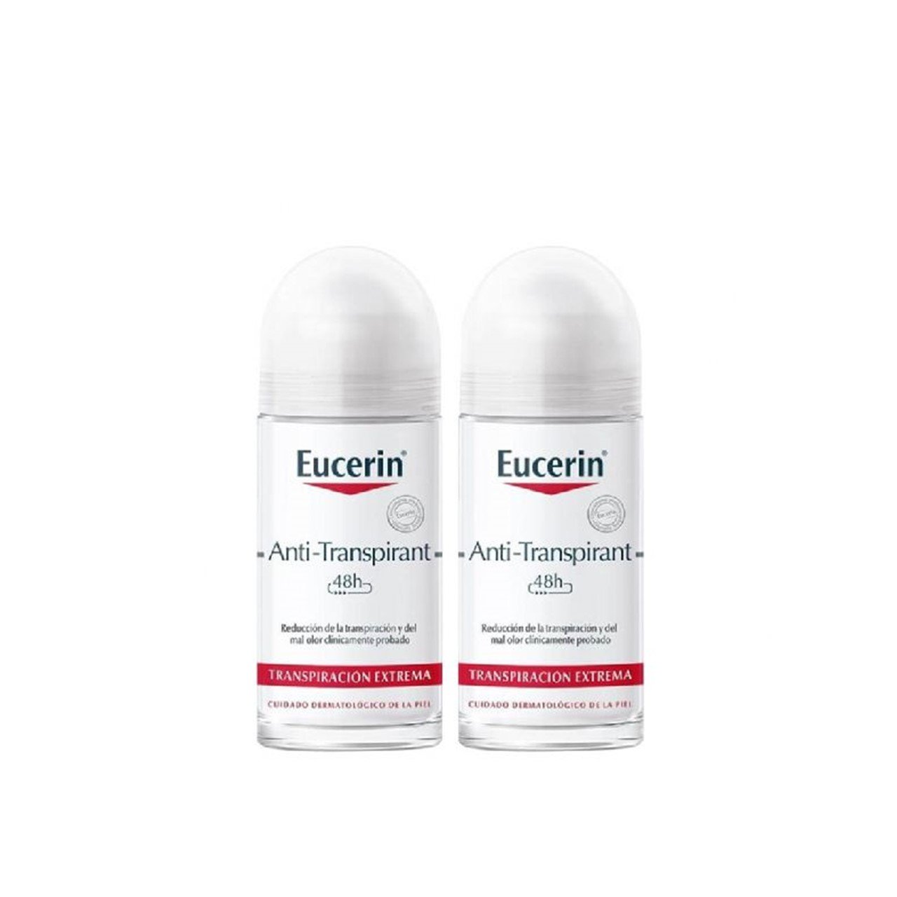Eucerin Anti-Perspirant 48h Roll-On 50ml x2 (2x1.69fl oz)