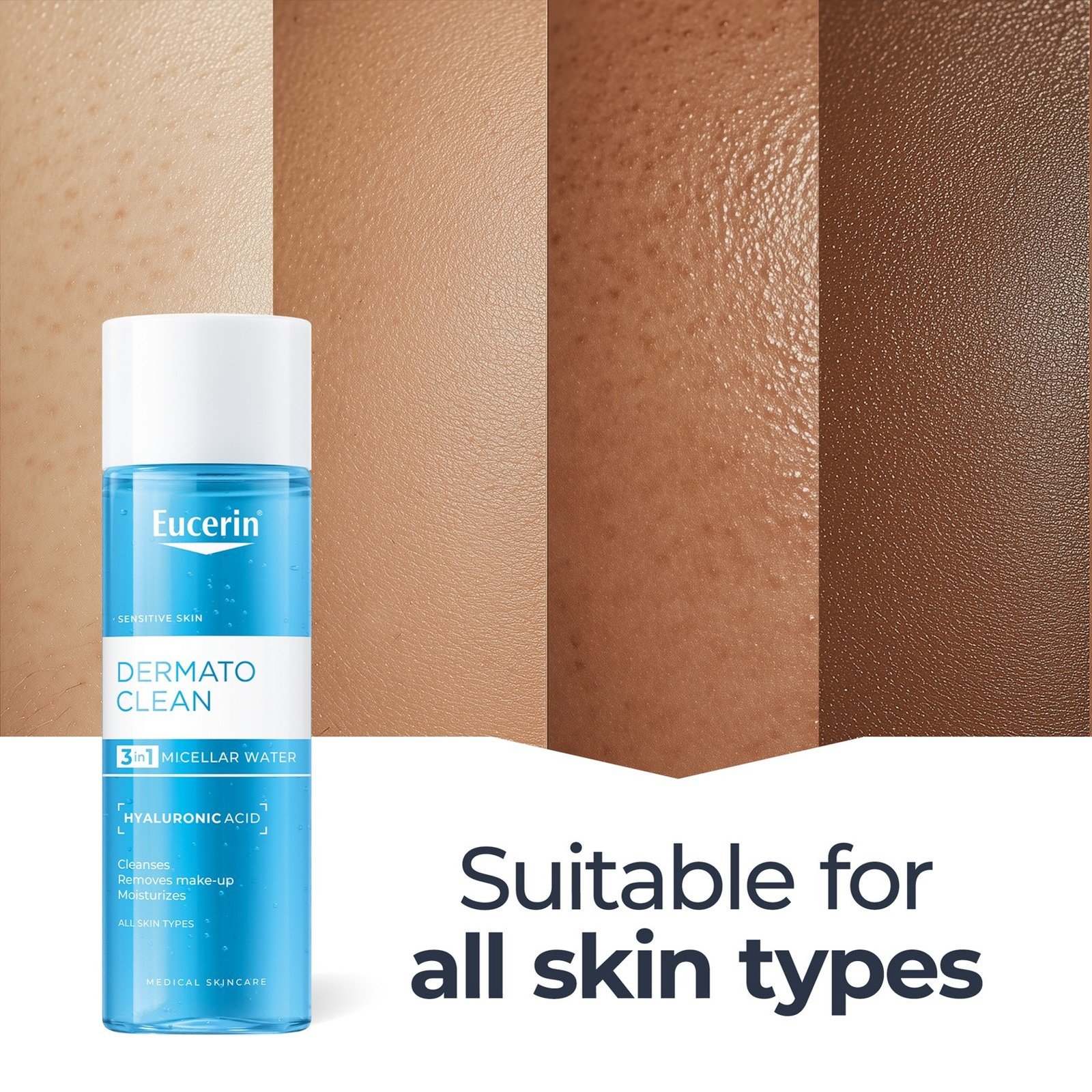 Eucerin DermatoCLEAN Agua Micelar 3-En-1 400ml (13.53floz)