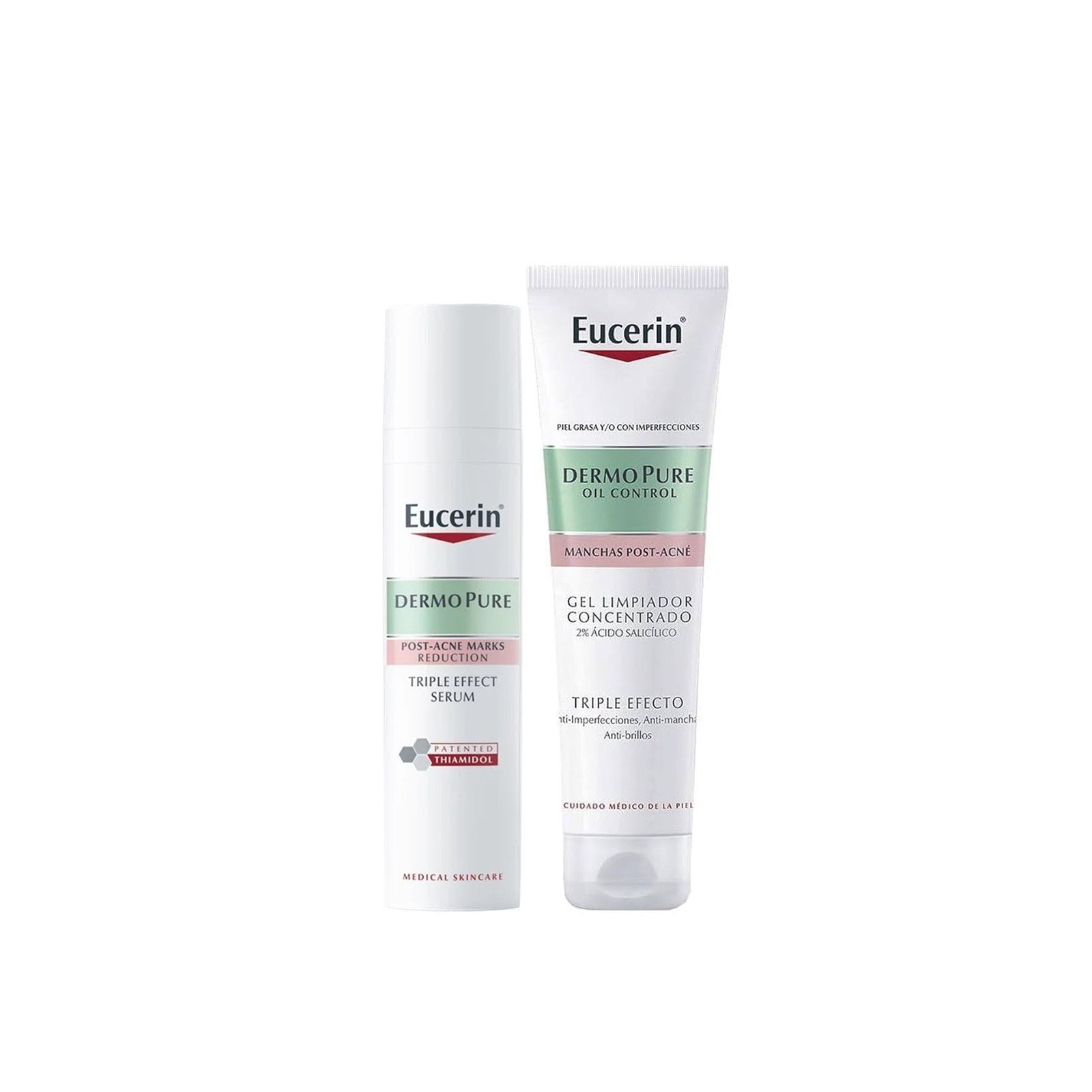 Eucerin DERMOPURE Oil Control Triple Effect Serum + DERMOPURE Oil Control Triple Effect Cleansing Gel