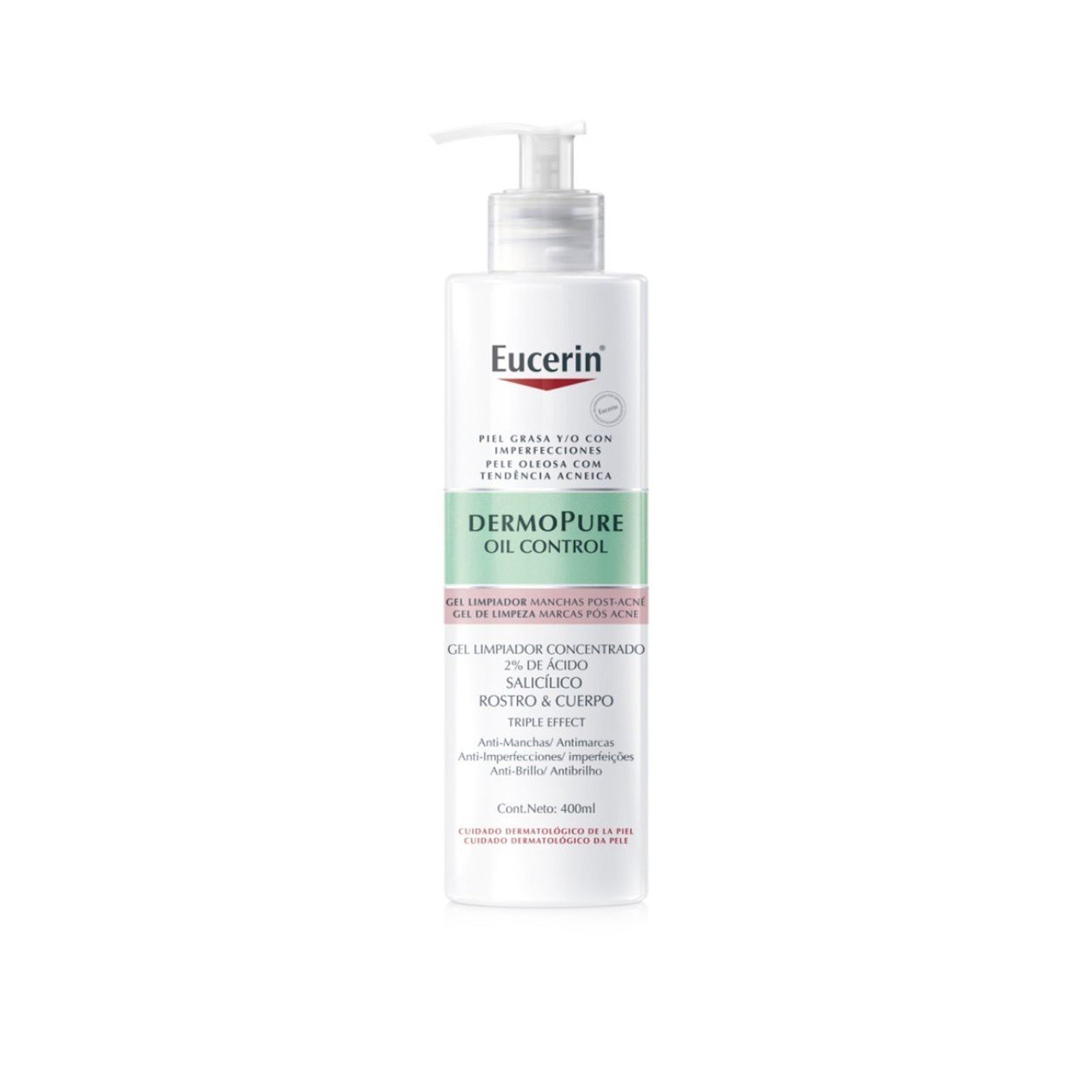 Eucerin DERMOPURE Post-Acne Marks Triple Effect Cleansing Gel 400ml