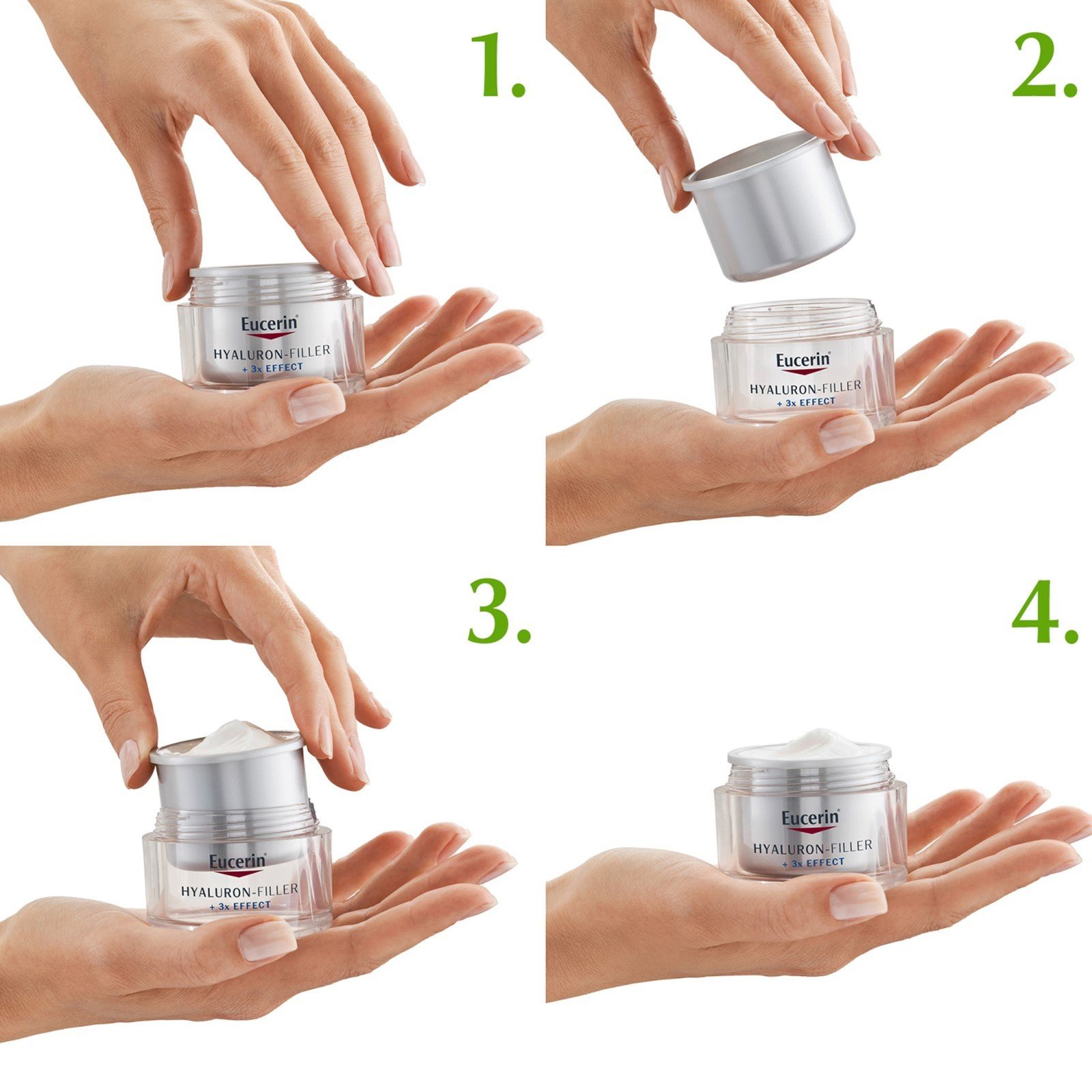 Eucerin Hyaluron-Filler 3x Effect Night Cream Refill 50ml (1.69floz)