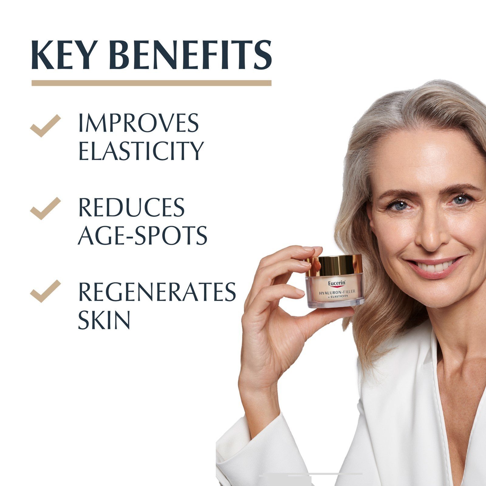 Eucerin Hyaluron-ملء + Elasticity Global مضاد للشيخوخة Routine طقم هدية