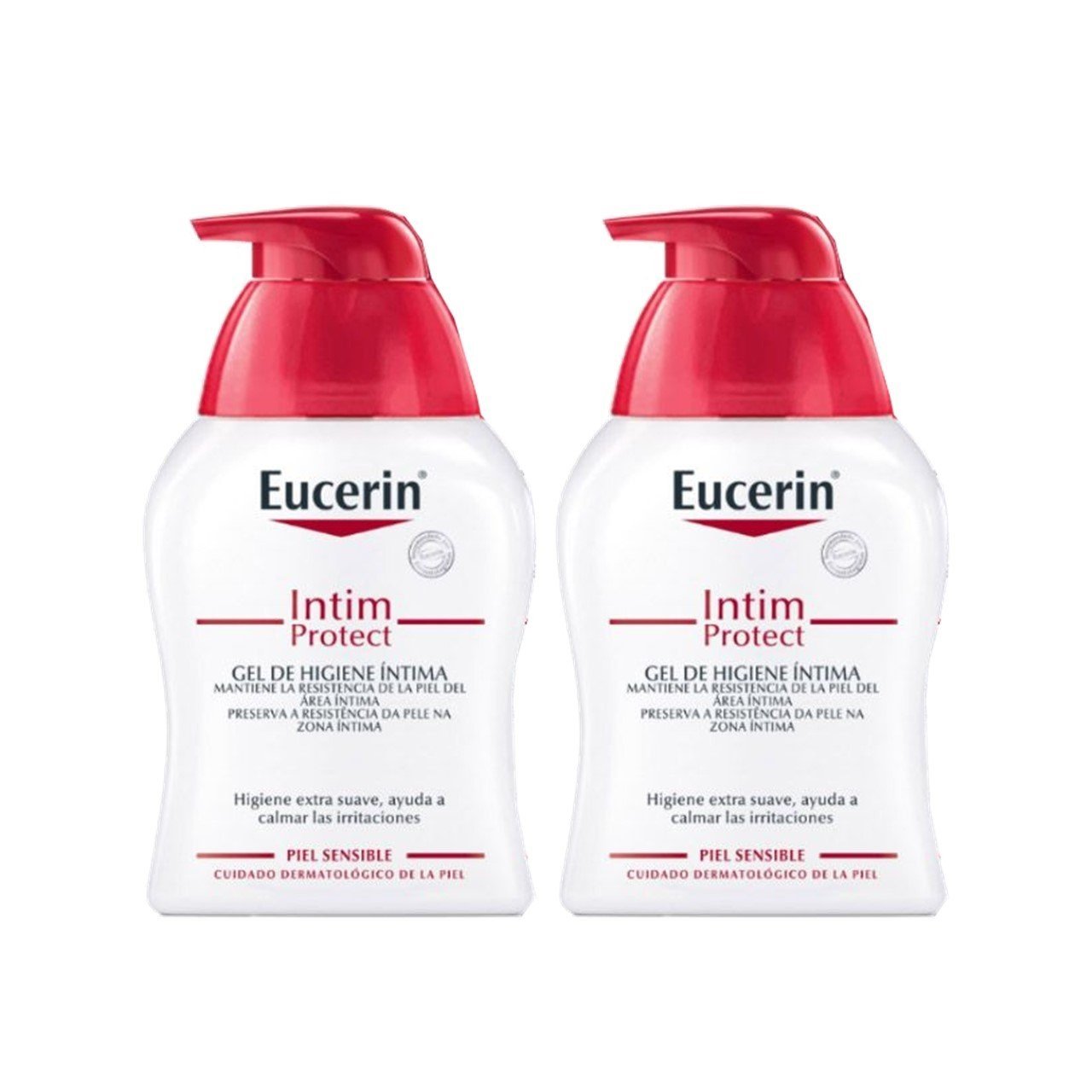 Eucerin Intim-Protect Gentle Cleansing Fluid 250ml x2 (2x8.45fl oz)