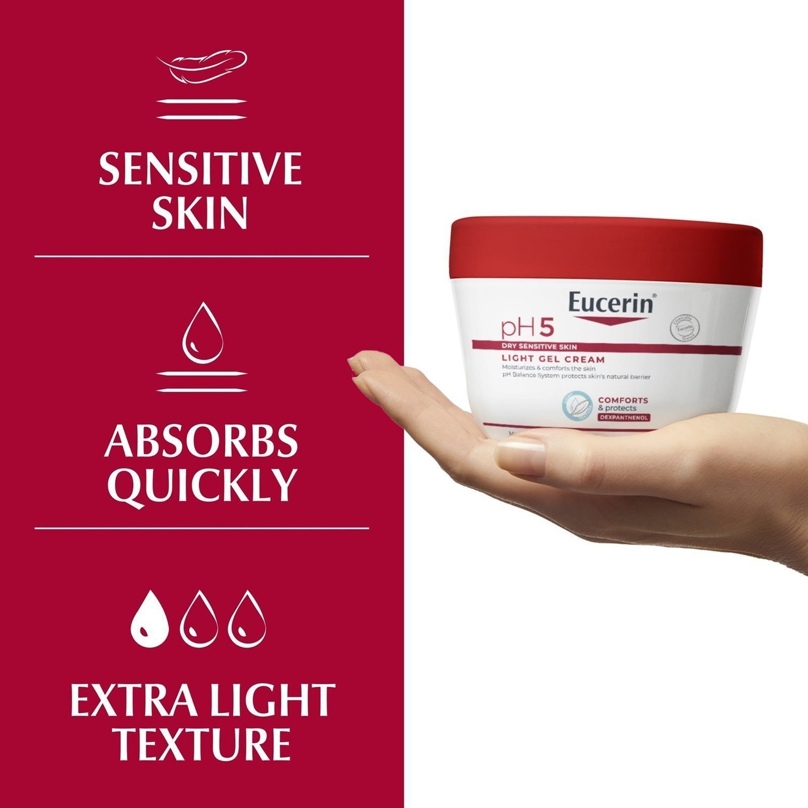 Eucerin pH5 Light Gel-Cream 350ml x2