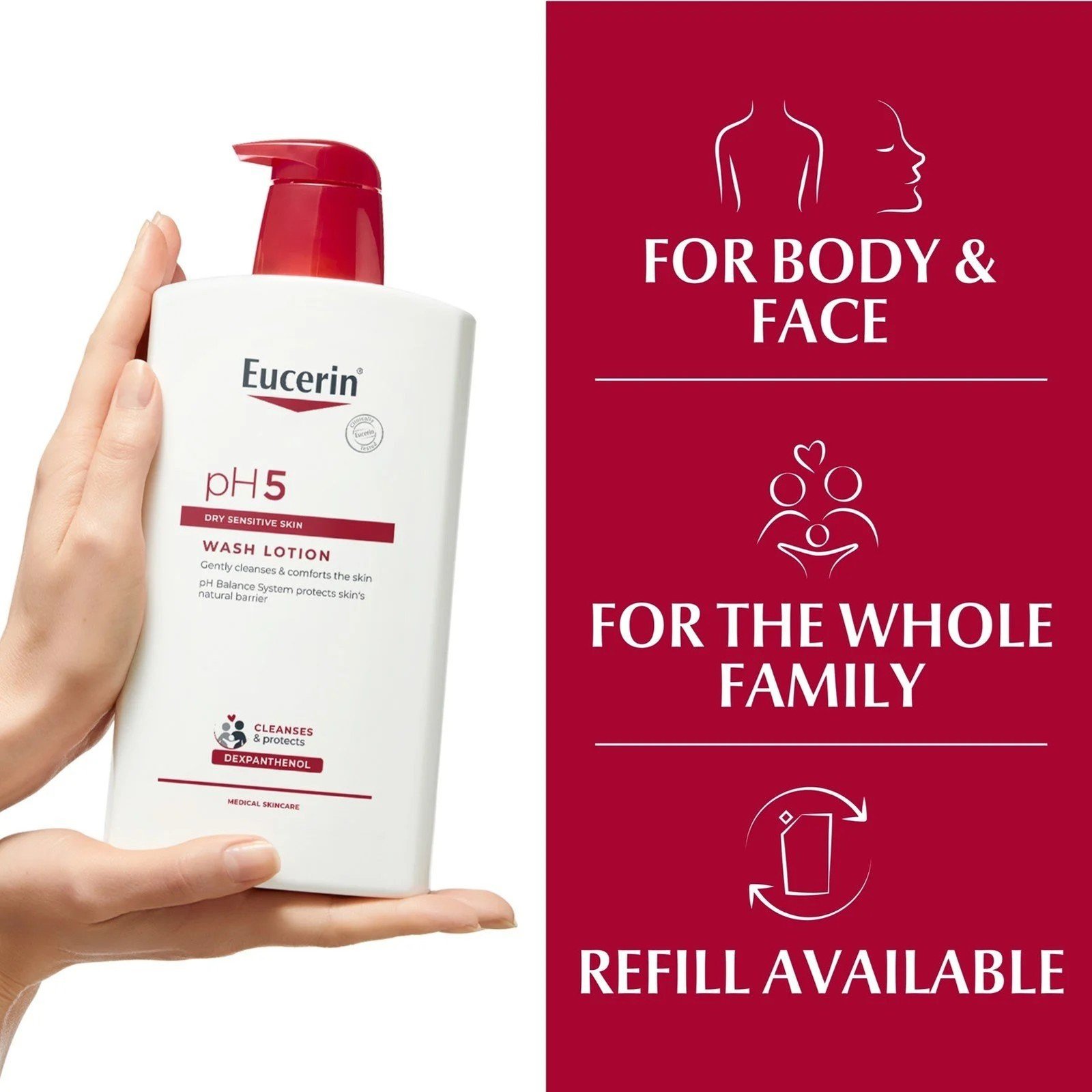 Eucerin pH5 Shower Washlotion 1L