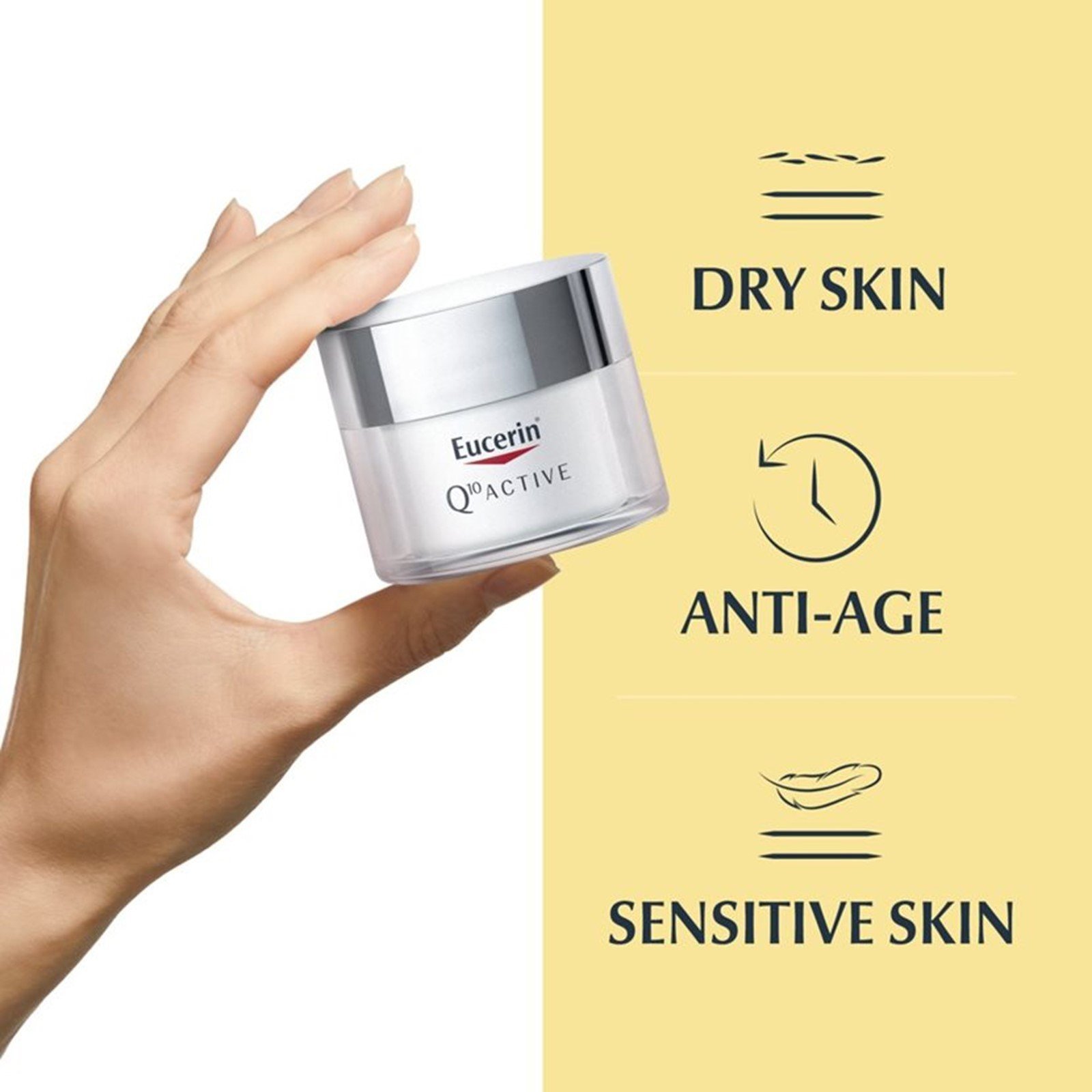 Eucerin Q10 Active Anti-Wrinkle Day Cream Dry Skin 50ml