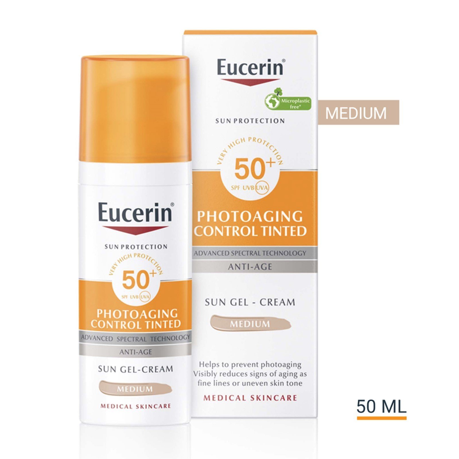 Comprar Eucerin Sun Photoaging Control Tinted Gel-Cream SPF50+