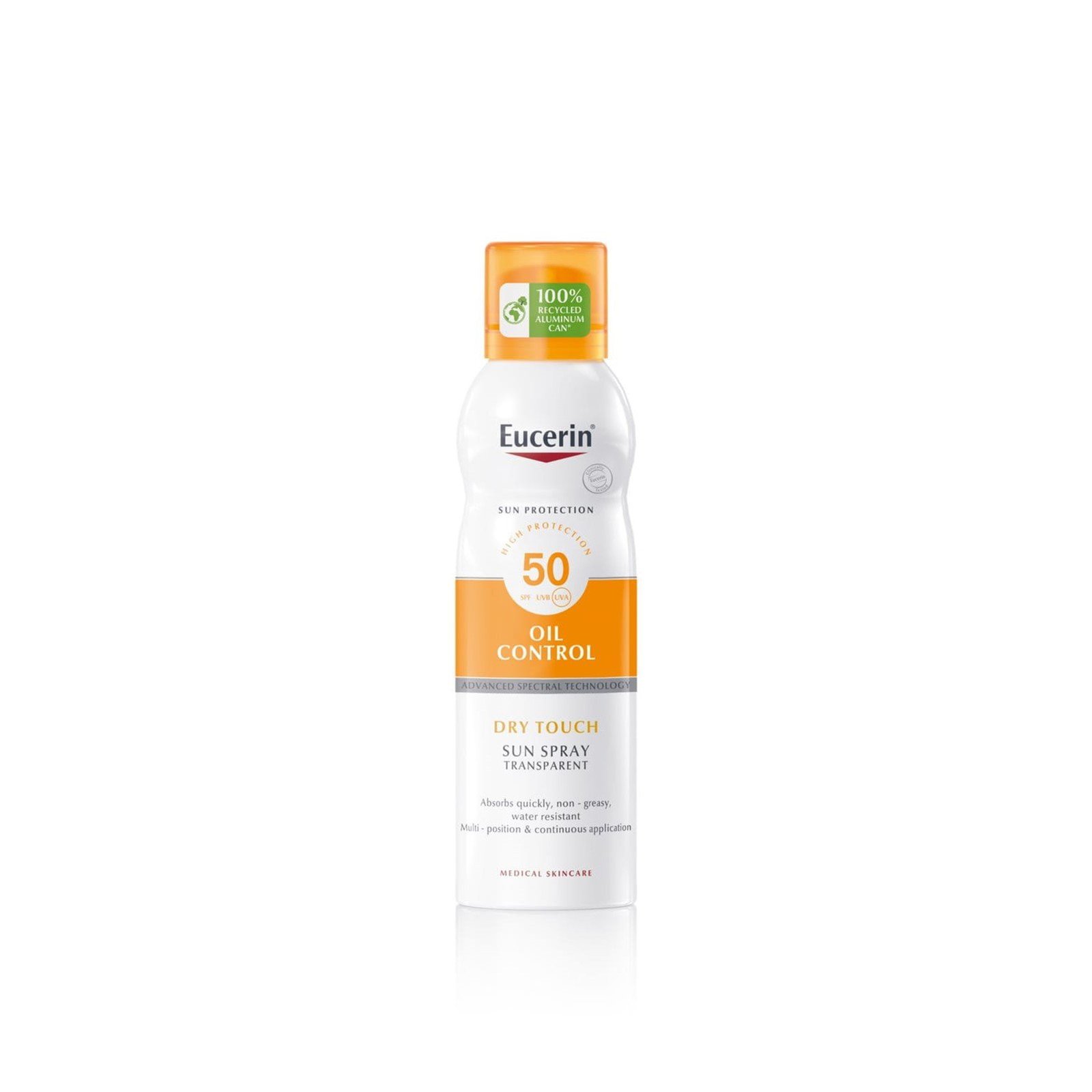 Eucerin Sun Oil Control Spray Dry Touch Transparent SPF50 200ml (6.76floz)