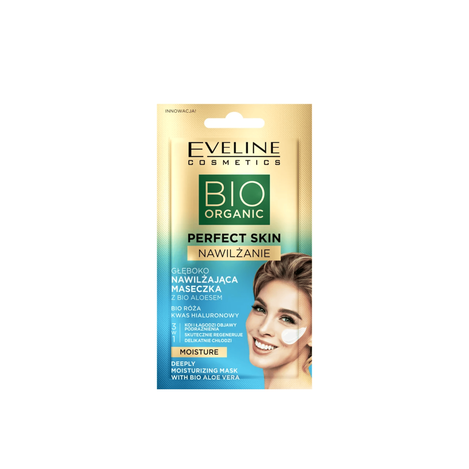 Eveline Cosmetics Bio Organic Perfect Skin Moisture Deeply Moisturizing Mask 8ml (0.28 fl oz)