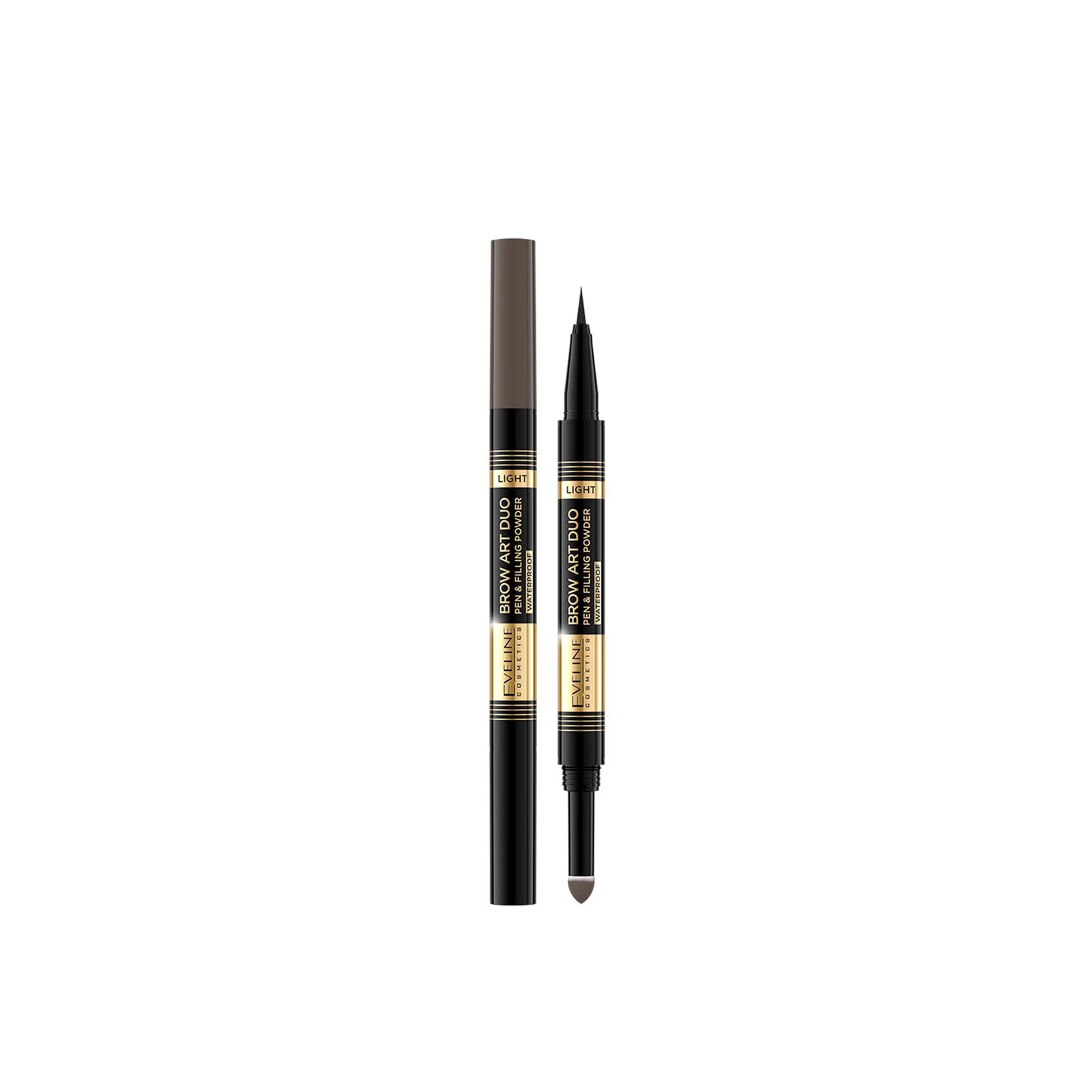 Eveline Cosmetics Brow Art Duo Waterproof Pen & Filling Powder 01 Light