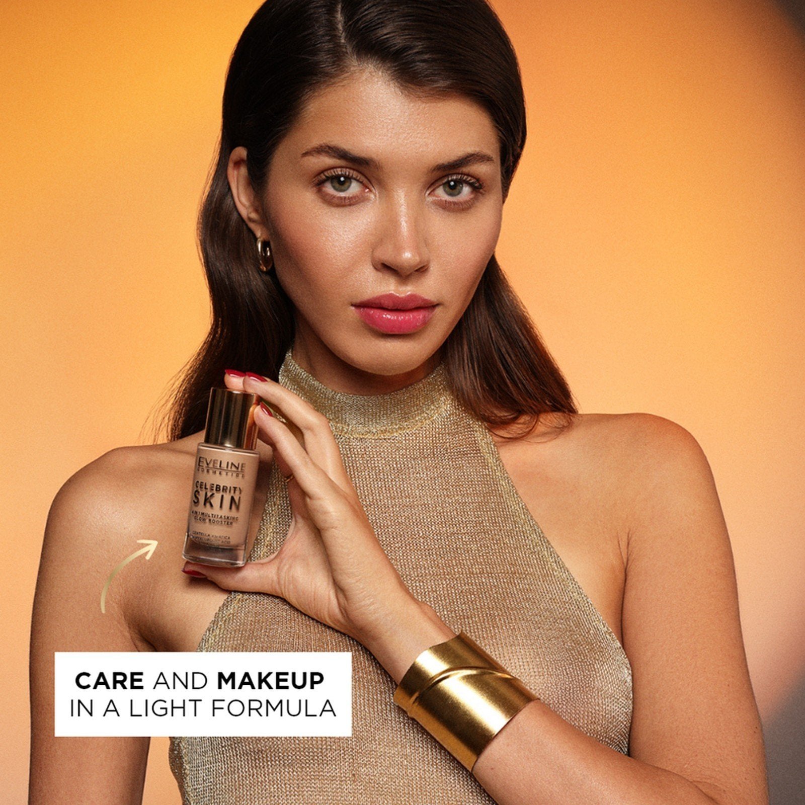 Eveline Cosmetics Celebrity Skin 4-in-1 Multitasking Glow Booster 02N Universal Tan 30ml