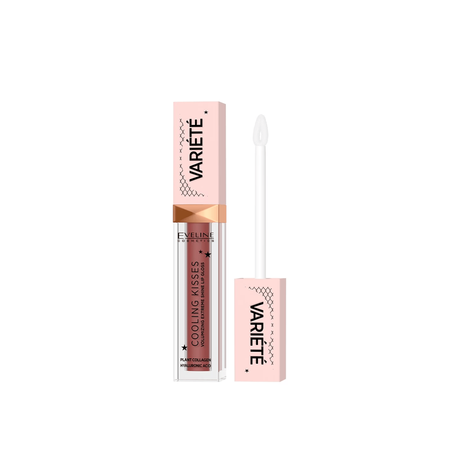 Eveline Cosmetics Cooling Kisses Volumizing Extreme Shine Lip Gloss 04 Candy Girl 6.8ml