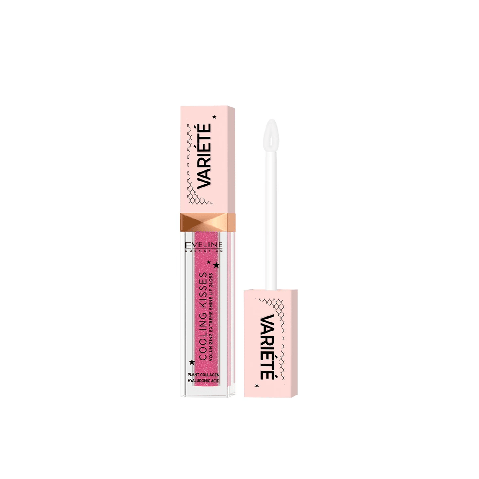 Eveline Cosmetics Cooling Kisses Volumizing Extreme Shine Lip Gloss 06 Amazing Kiss 6.8ml (0.24 fl oz)