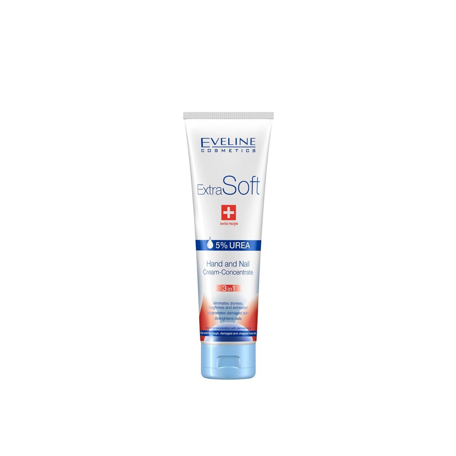 Eveline Cosmetics Extra Soft 3-in-1 Hand and Nail Cream-Concentrate 100ml
