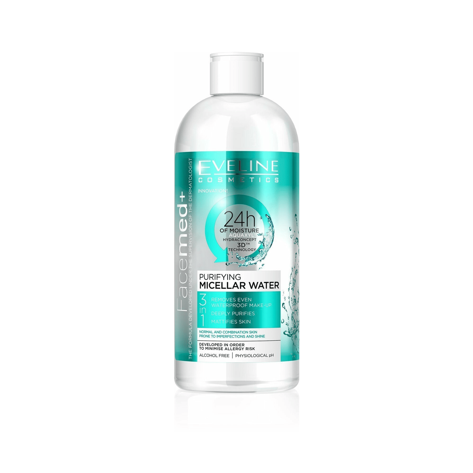 Eveline Cosmetics Facemed+ Purifying Micellar Water 400ml (14.08 fl oz)