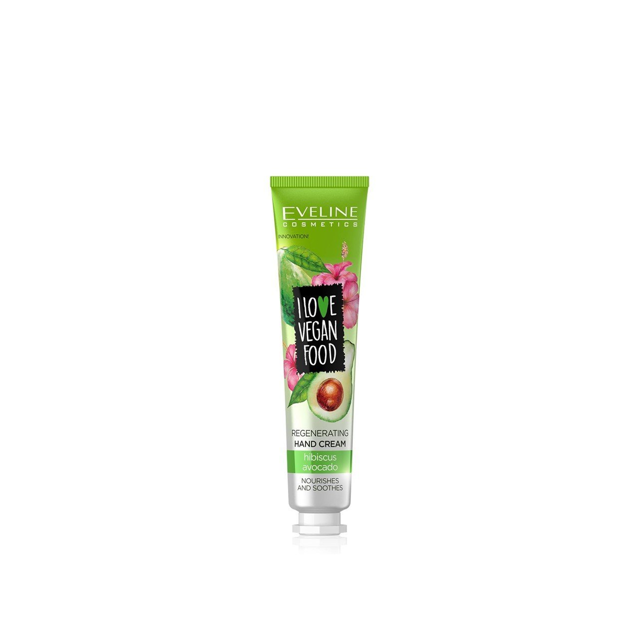 Eveline Cosmetics I Love Vegan Food Avocado And Hibisco Regenerating Hand Cream 50ml