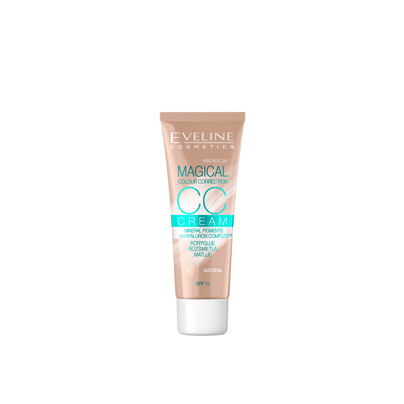 Eveline Cosmetics Magical Colour Correction CC Cream SPF15 51 Natural 30ml (1.06 fl oz)