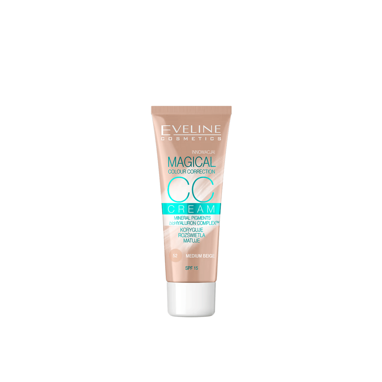 Eveline Cosmetics Magical Colour Correction CC Cream SPF15 52 Medium Beige 30ml (1.06 fl oz)