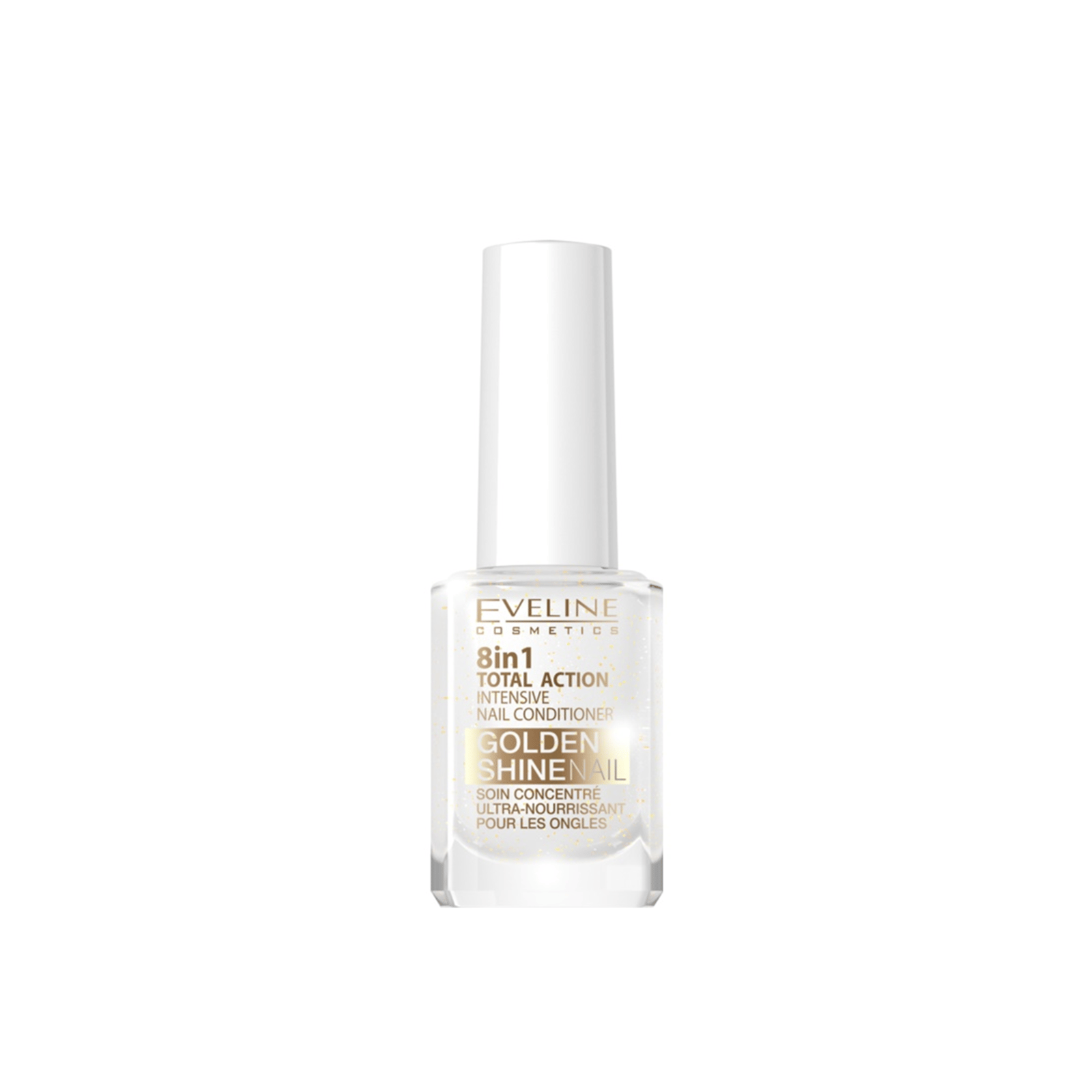 Eveline Cosmetics Nail Therapy 8-In-1 Total Action Golden Shine 12ml (0.42 fl oz)